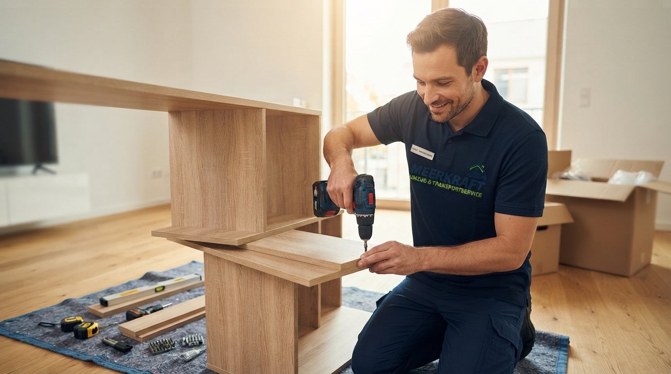 Möbelmontage in Giengen – professioneller Umzugsservice von MeerKraft Umzug & Transportservice